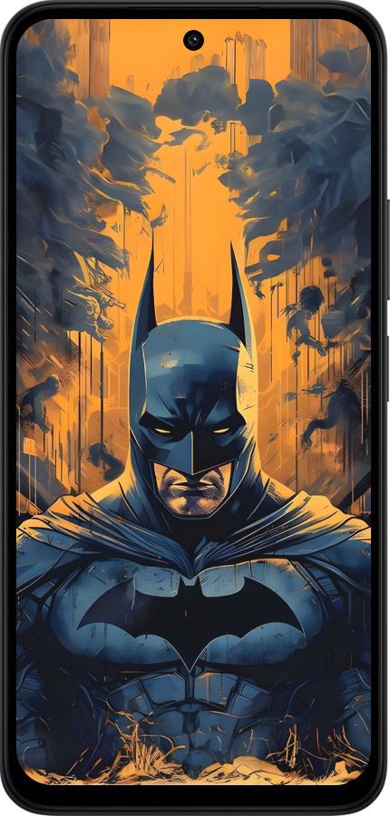 Силиконовый чехол Бэтмен для Xiaomi Redmi 15 4G - 6335u-4136 изображение 