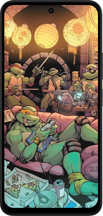 Силиконовый чехол Черепашки нинзя для Xiaomi Redmi 15 4G - 6346u-4136 изображение 