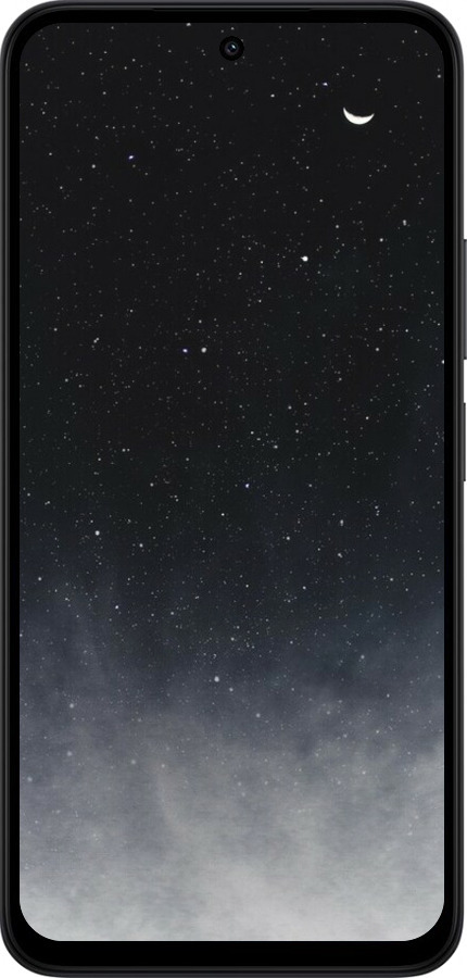 Силиконовый чехол Сині хмари, Синій місяць для Xiaomi Redmi 15 4G - 6396u-4136 изображение 