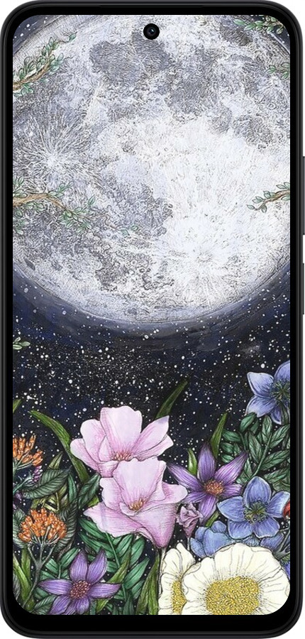 Силиконовый чехол Полночь в саду II для Xiaomi Redmi 15 4G - 6424u-4136 изображение 