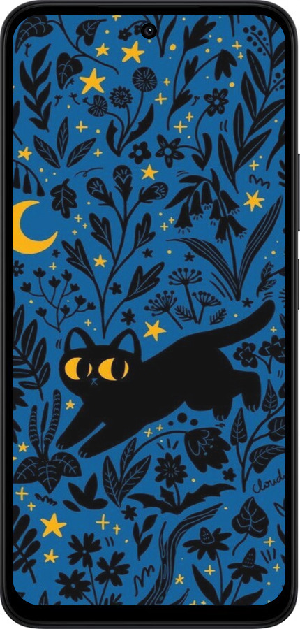Силиконовый чехол Летняя ночь для Xiaomi Redmi 15 4G - 6472u-4136 изображение 