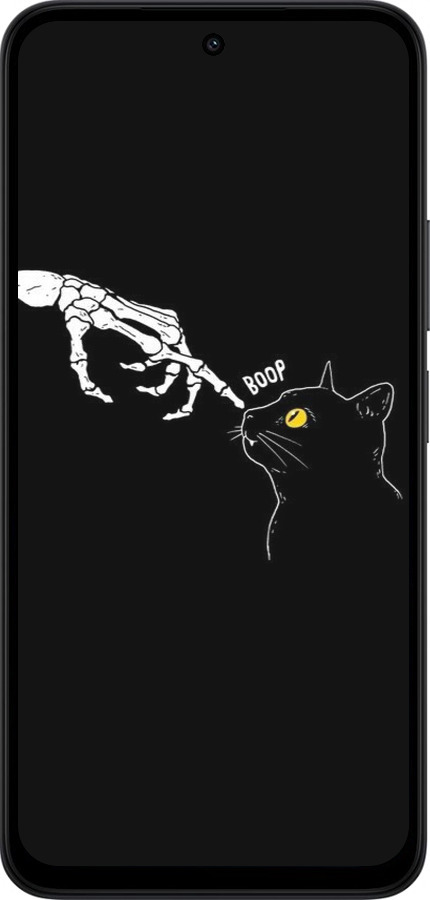 Силіконовий чехол Кішка для Xiaomi Redmi 15 4G - 6505u-4136 изображение 