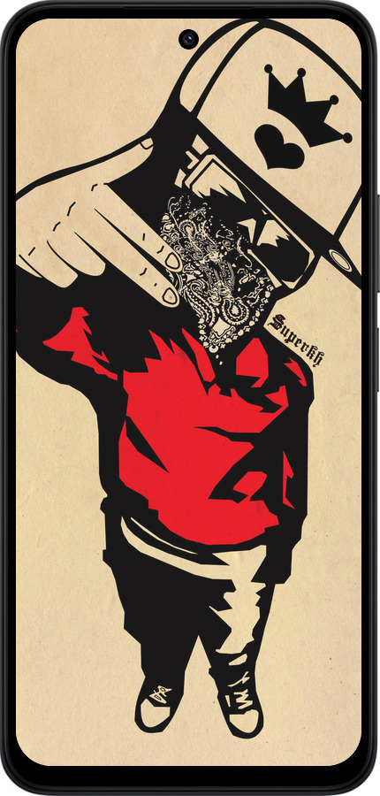 Силіконовий чехол Swag. Super для Xiaomi Redmi 15 4G - 808u-4136 изображение 