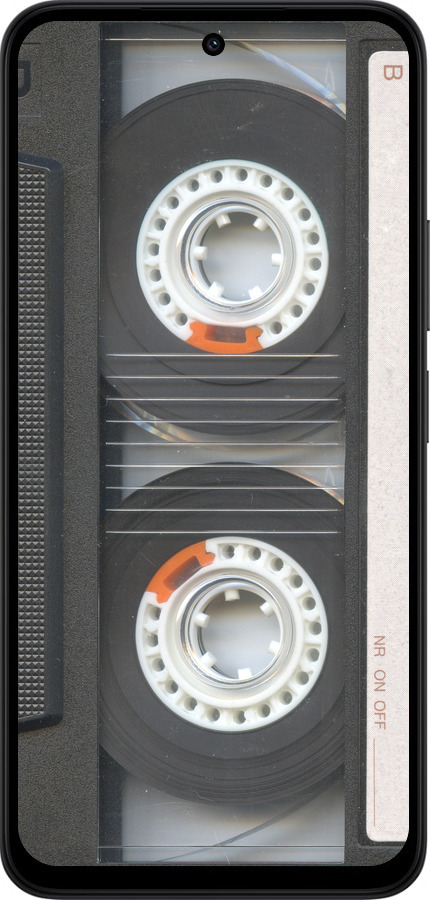 Силіконовий чехол Касета  для Xiaomi Redmi 15 4G - 876u-4136 изображение 