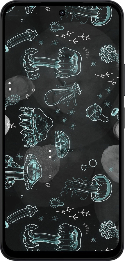 Силиконовый чехол Медузы для Xiaomi Redmi 15 4G - 906u-4136 изображение 