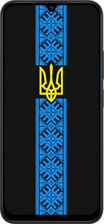 Силиконовый чехол Тризуб в вышиванке для Xiaomi Redmi 15C 4G - 1158u-4095 изображение 