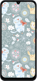 Силиконовый чехол Котята v3 для Xiaomi POCO C85 4G - 1223u-4233 изображение 