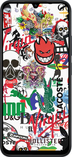 Силиконовый чехол Many different logos для Xiaomi Redmi 15C 4G - 4022u-4095 изображение 