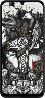 Силіконовий чехол Тату Вікінг для Xiaomi Redmi 15C 4G - 4098u-4095 изображение 