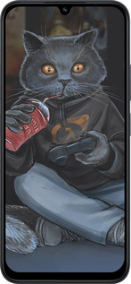 Силіконовий чехол gamer cat для Xiaomi Redmi 15C 4G - 4140u-4095 изображение 