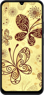 Силиконовый чехол Красивые бабочки для Xiaomi POCO C85 4G - 4170u-4233 изображение 