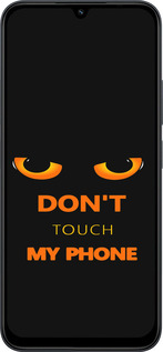 Силиконовый чехол Don't touch the phone для Xiaomi Redmi 15C 4G - 4261u-4095 изображение 