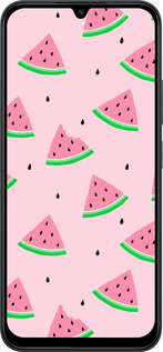 Силиконовый чехол Розовый арбуз для Xiaomi POCO C85 4G - 4314u-4233 изображение 