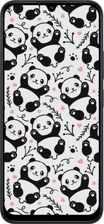Силиконовый чехол Панды для Xiaomi Redmi 15C 4G - 4318u-4095 изображение 