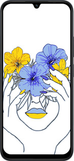 Силиконовый чехол Девушка v4 для Xiaomi POCO C85 4G - 5276u-4233 изображение 