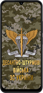 Силіконовий чехол ДШВ ЗСУ для Xiaomi POCO C85 4G - 5303u-4233 изображение 