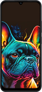 Силиконовый чехол Яркий бульдог для Xiaomi POCO C85 4G - 5547u-4233 изображение 