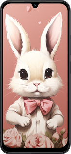 Силиконовый чехол Зайчик для Xiaomi POCO C85 4G - 5669u-4233 изображение 