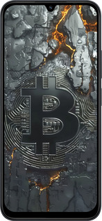 Силіконовий чехол Розпечений біткойн для Xiaomi POCO C85 4G - 6091u-4233 изображение 