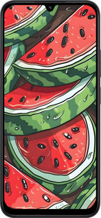 Силіконовий чехол Кавун для Xiaomi Redmi 15C 4G - 6315u-4095 изображение 