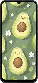 Силиконовый чехол Авокадо для Xiaomi POCO C85 4G - 6380u-4233 изображение 