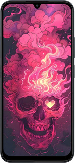 Силіконовий чехол Череп арт для Xiaomi Redmi 15C 4G - 6385u-4095 изображение 