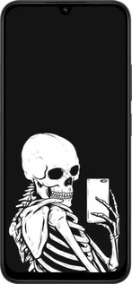 Силиконовый чехол Скелет делает Selfie для Xiaomi POCO C85 4G - 6535u-4233 изображение 