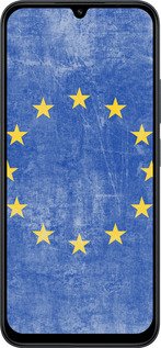 Силиконовый чехол Евросоюз 4 для Xiaomi POCO C85 4G - 765u-4233 изображение 