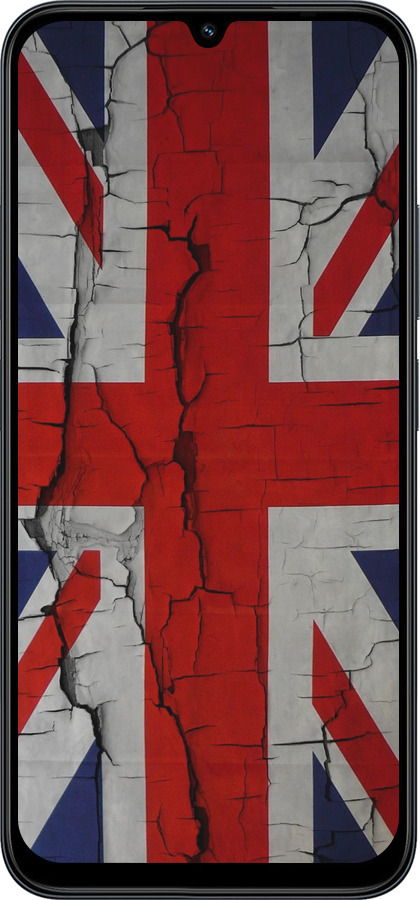 Силиконовый чехол Флаг Великобритании 2 для Xiaomi POCO C85 4G - 387u-4233 изображение 