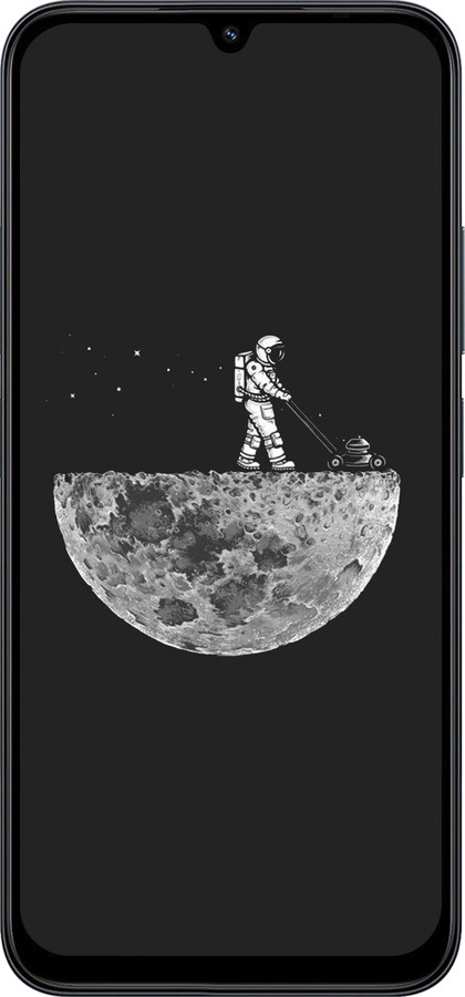 Силиконовый чехол Moon in dark для Xiaomi POCO C85 4G - 4176u-4233 изображение 