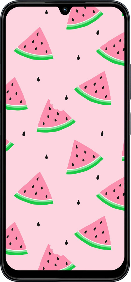 Силиконовый чехол Розовый арбуз для Xiaomi POCO C85 4G - 4314u-4233 изображение 