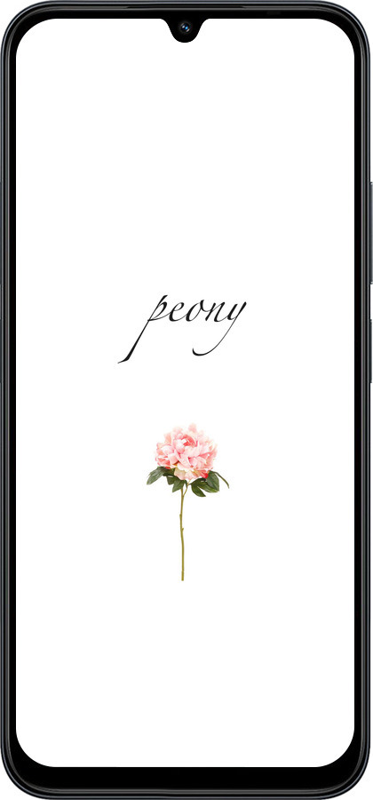 Силиконовый чехол Пион для Xiaomi POCO C85 4G - 4366u-4233 изображение 