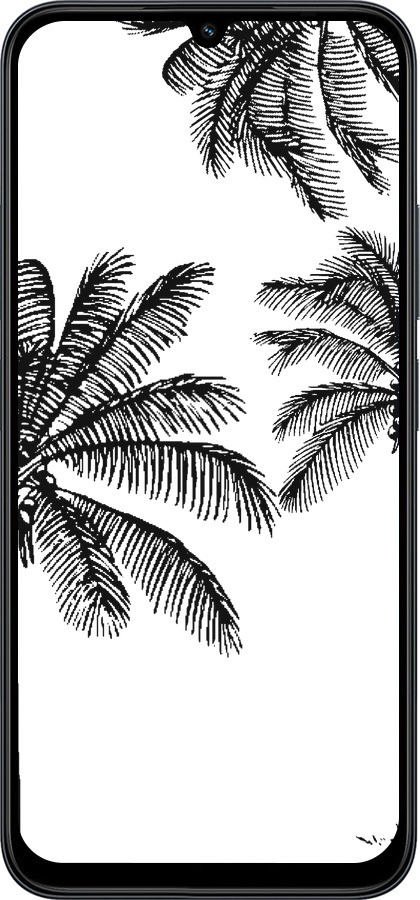 Силиконовый чехол Пальмы1 для Xiaomi POCO C85 4G - 4634u-4233 изображение 