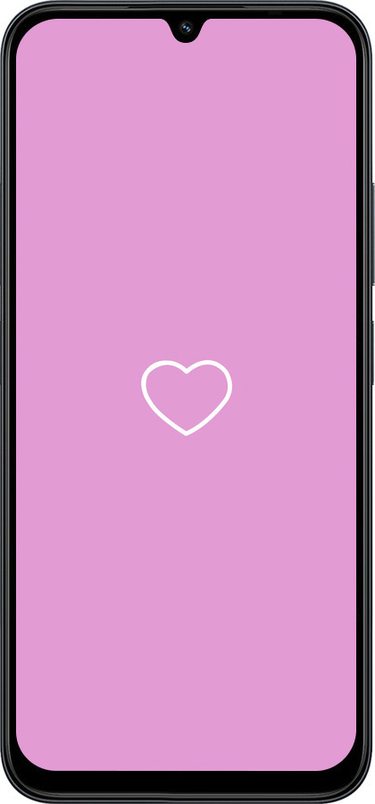 Силіконовий чехол Серце 2 для Xiaomi POCO C85 4G - 4863u-4233 изображение 