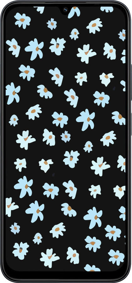 Силиконовый чехол Цветочный для Xiaomi POCO C85 4G - 4900u-4233 изображение 