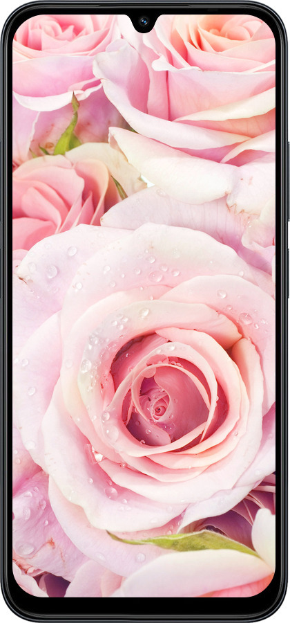 Силиконовый чехол Розы для Xiaomi POCO C85 4G - 525u-4233 изображение 