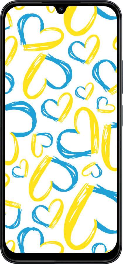 Силиконовый чехол Сердца UA для Xiaomi POCO C85 4G - 5292u-4233 изображение 