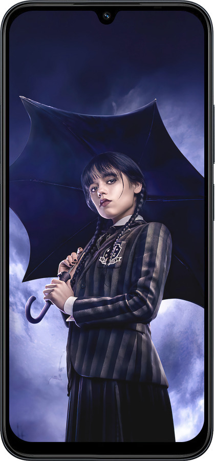 Силиконовый чехол Wednesday v2 для Xiaomi POCO C85 4G - 5516u-4233 изображение 