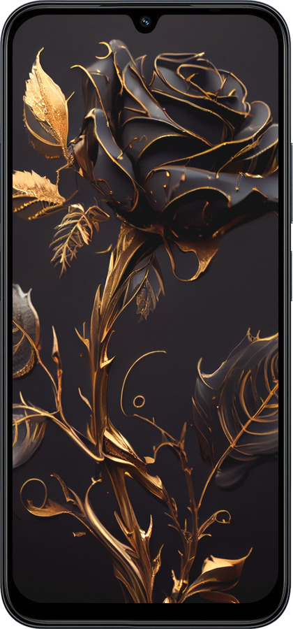 Силиконовый чехол Роза 3 для Xiaomi POCO C85 4G - 5552u-4233 изображение 