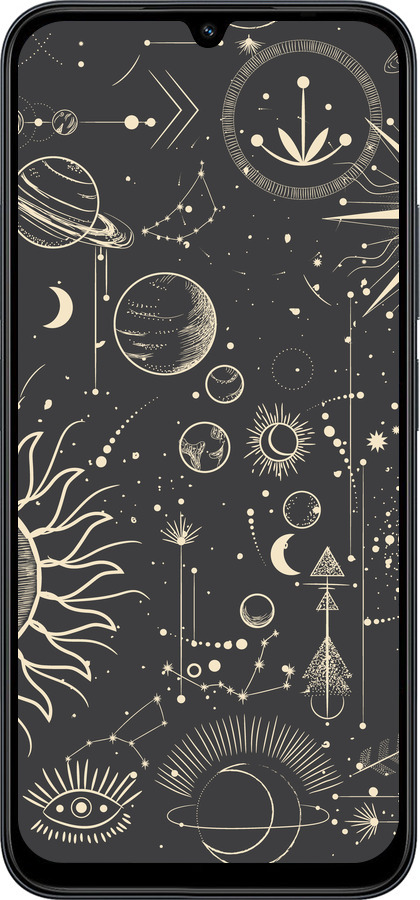 Силиконовый чехол Фаза луны для Xiaomi POCO C85 4G - 5605u-4233 изображение 