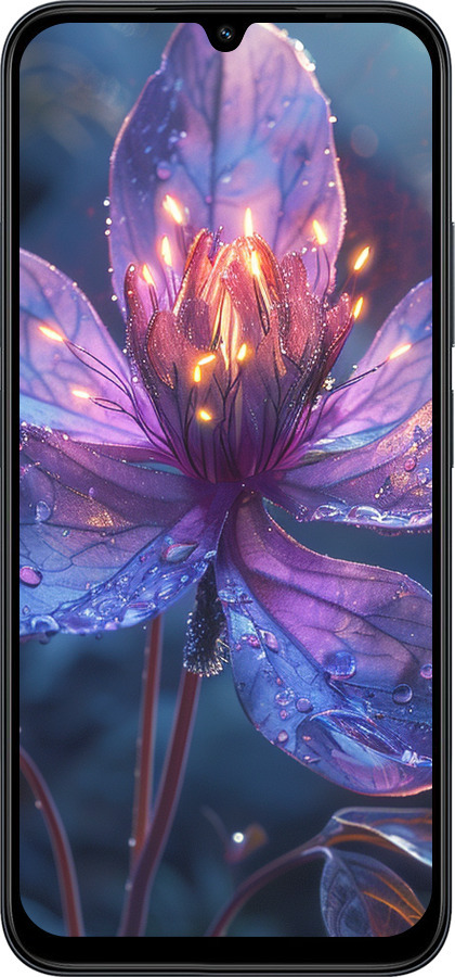 Силіконовий чехол Магічна квітка для Xiaomi POCO C85 4G - 6038u-4233 изображение 