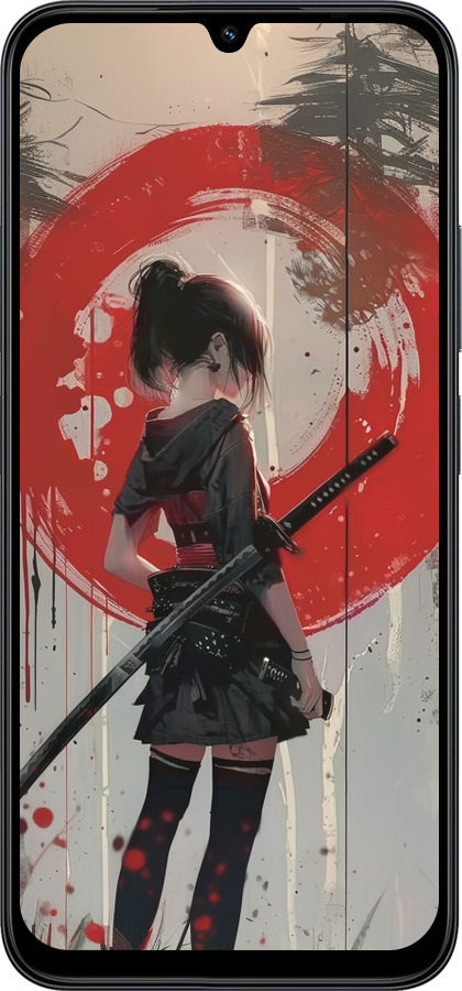 Силиконовый чехол Сумерки воина: Танец с катаной для Xiaomi POCO C85 4G - 6123u-4233 изображение 