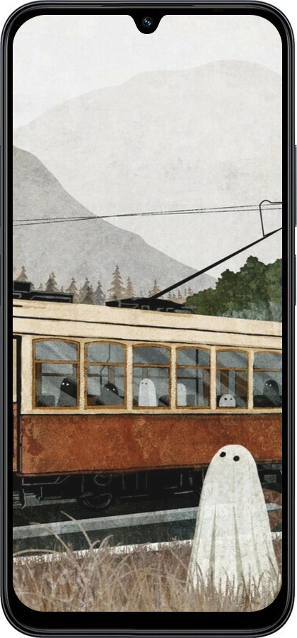 Силиконовый чехол Призрак 2 для Xiaomi POCO C85 4G - 6247u-4233 изображение 