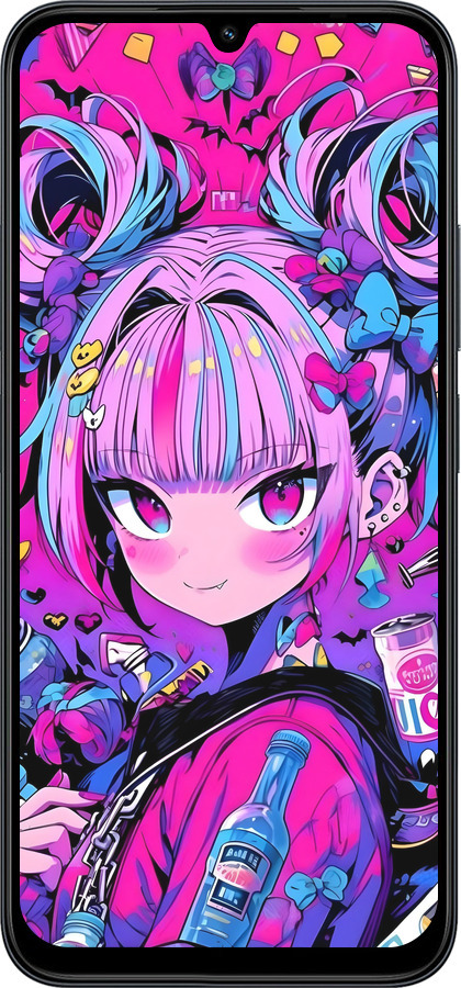 Силиконовый чехол Аниме милаха для Xiaomi POCO C85 4G - 6314u-4233 изображение 