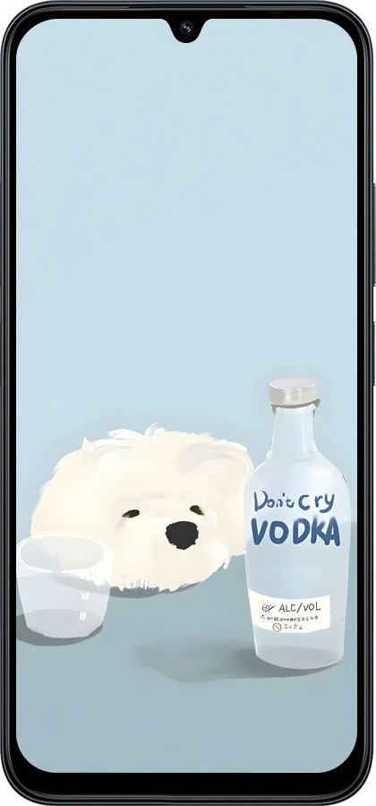 Силіконовий чехол Пес водка для Xiaomi Redmi 15C 4G - 6368u-4095 изображение 