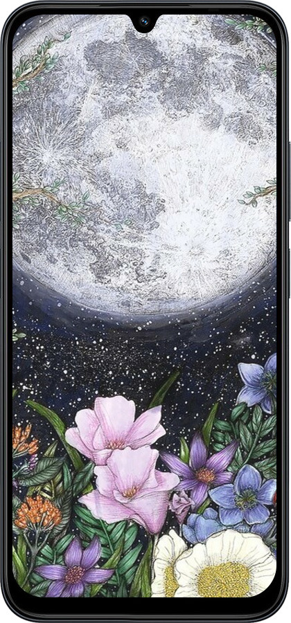 Силиконовый чехол Полночь в саду II для Xiaomi POCO C85 4G - 6424u-4233 изображение 