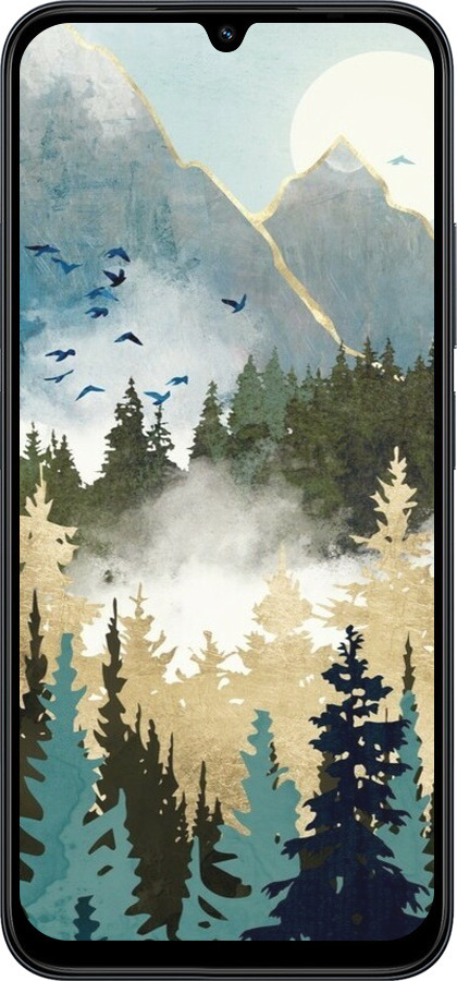 Силіконовий чехол Із зображенням лісового пейзажу для Xiaomi POCO C85 4G - 6548u-4233 изображение 