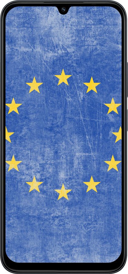 Силиконовый чехол Евросоюз 4 для Xiaomi POCO C85 4G - 765u-4233 изображение 