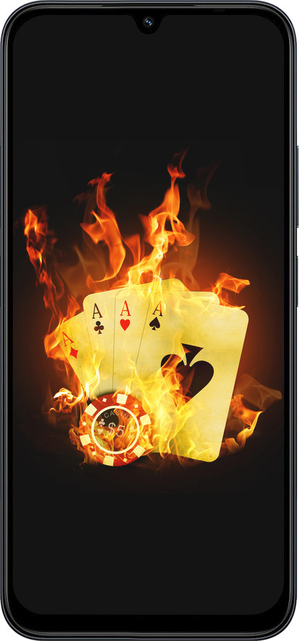 Силиконовый чехол Горящие карты для Xiaomi Redmi 15C 4G - 839u-4095 изображение 