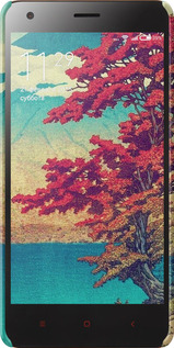 3D пластиковый матовый чехол С изображением природы для Xiaomi Redmi 2 - 6469m-98 изображение 